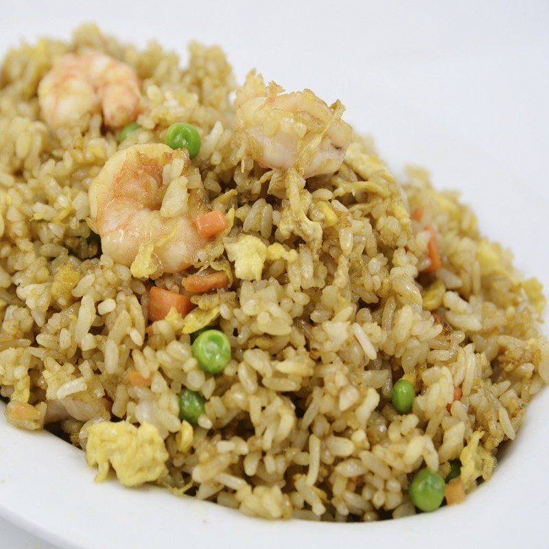 Fried rice with soy sauce